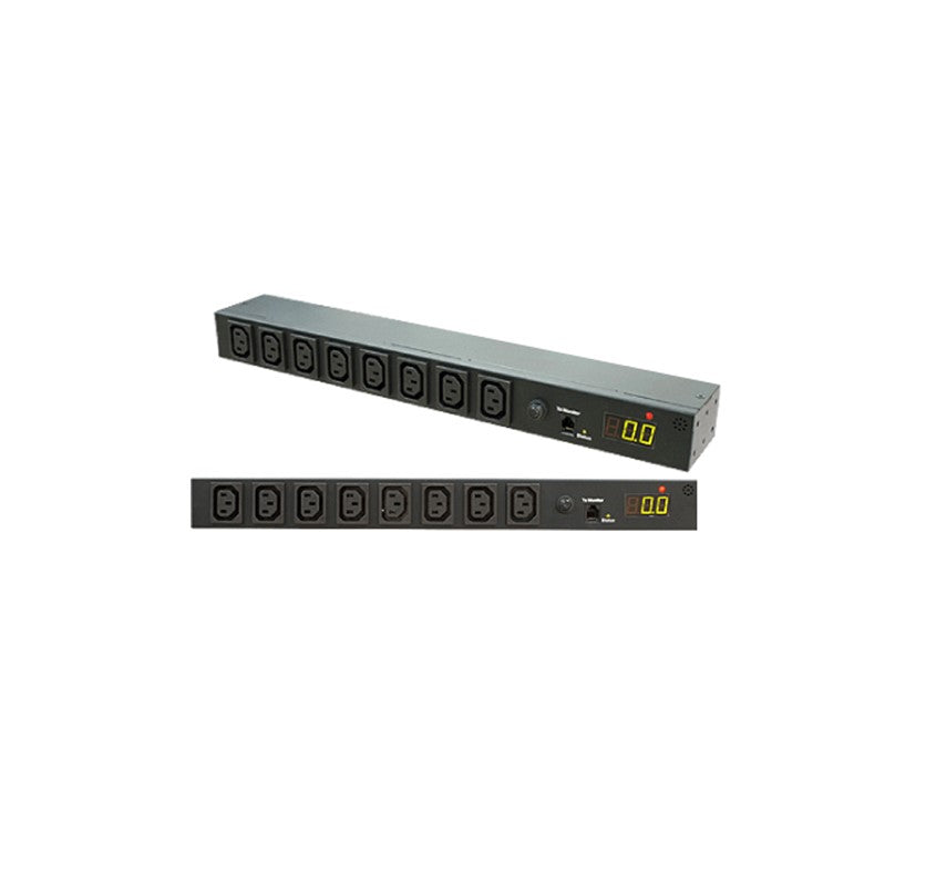 PowerShield Network Metered PDU, 1U, C20 input, 8 x C13 outputs, provides efficient power distribution and monitoring for network equipment PowerShield Network Metered PDU, 1U, C20 input, 8 x C13 outputs, provides efficient power distribution and monitoring for network equipment